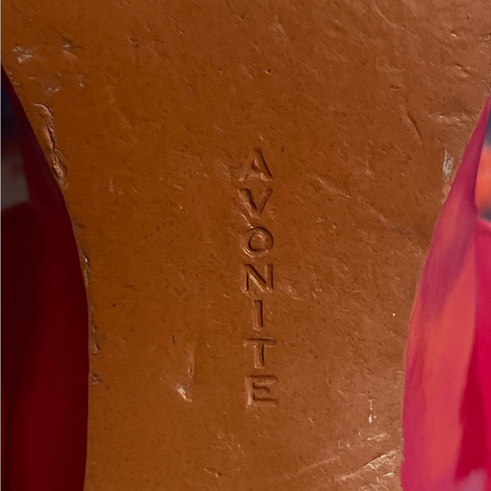 1950s red wedges / sandals! - Picture 4 of 11